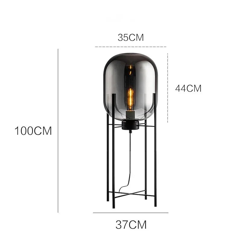 Smoke Gray Designer Lamp - Buy Online at Futura’s Studio