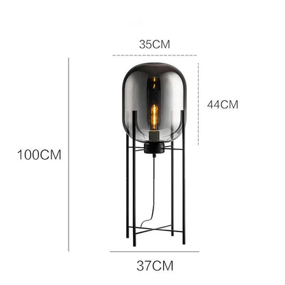 Smoke Gray Designer Lamp - Buy Online at Futura’s Studio