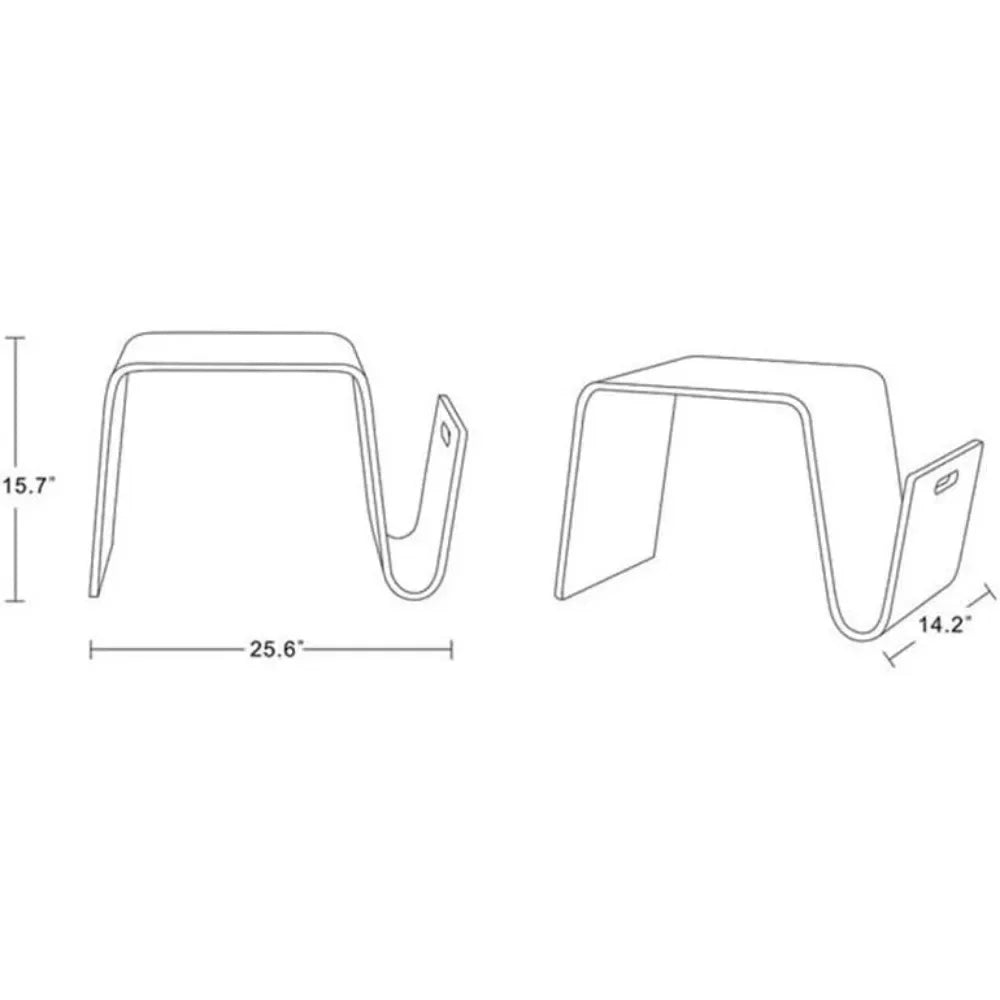 Solari™ – Ashwood Mid - Century End Table - Buy Online at Futura’s Studio