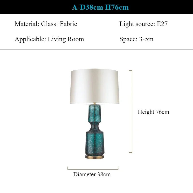 Solari™ Postmodern Glass Art Desk Lamp - Buy Online at Futura’s Studio