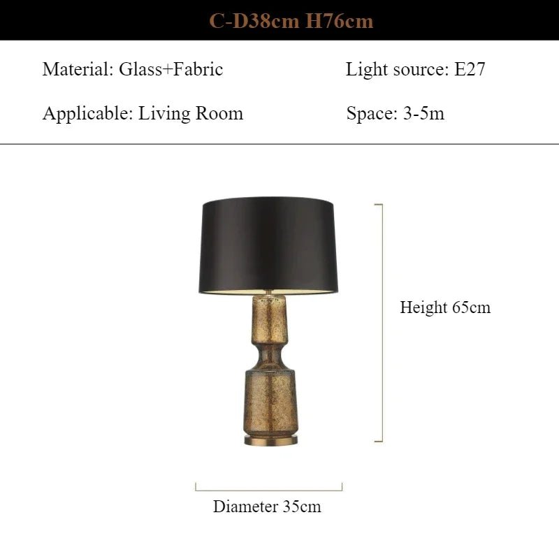 Solari™ Postmodern Glass Art Desk Lamp - Buy Online at Futura’s Studio