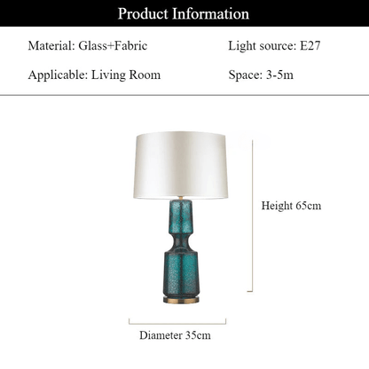 Solari™ Postmodern Glass Art Desk Lamp - Buy Online at Futura’s Studio