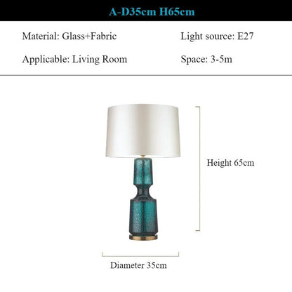 Solari™ Postmodern Glass Art Desk Lamp - Buy Online at Futura’s Studio