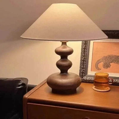 Solid Wood French Table Lamp - Futura’s Studio