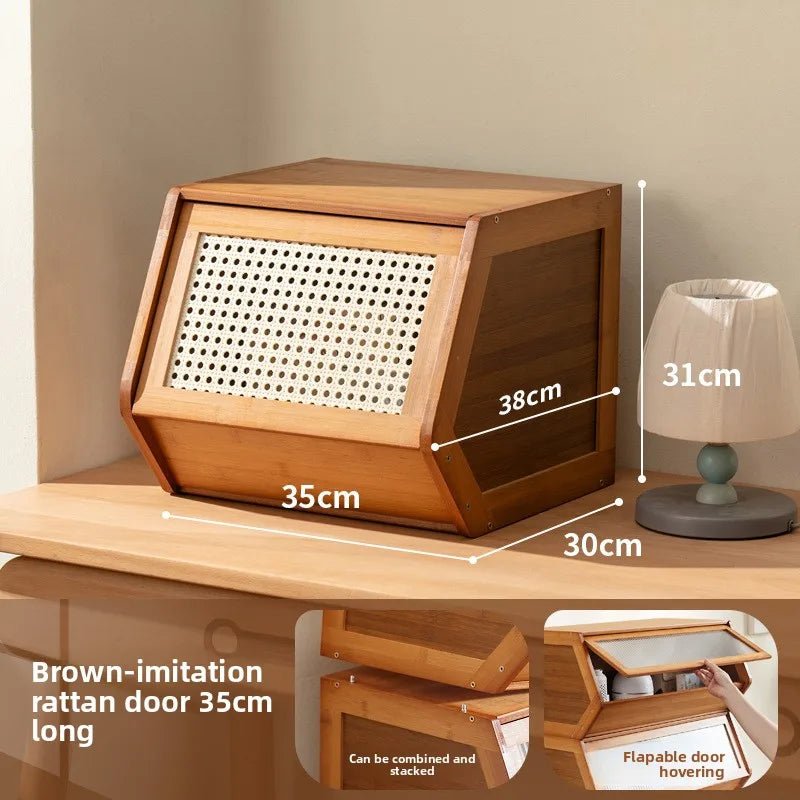 Stackable Hinoki Compartment Cabinet - Buy Online at Futura’s Studio