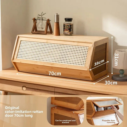 Stackable Hinoki Compartment Cabinet - Buy Online at Futura’s Studio