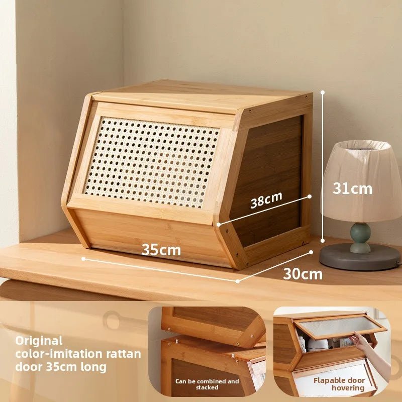 Stackable Hinoki Compartment Cabinet - Buy Online at Futura’s Studio
