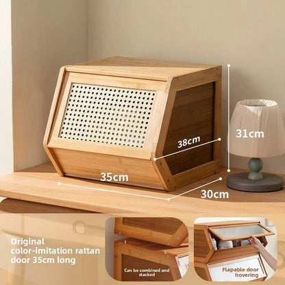 Stackable Hinoki Compartment Cabinet - Buy Online at Futura’s Studio