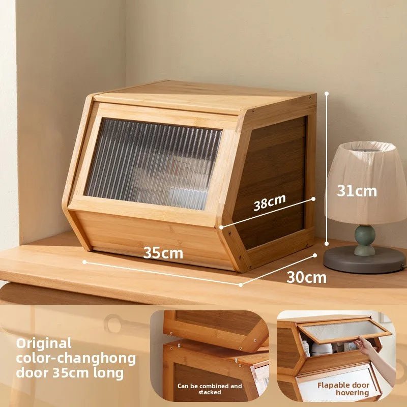 Stackable Hinoki Compartment Cabinet - Buy Online at Futura’s Studio