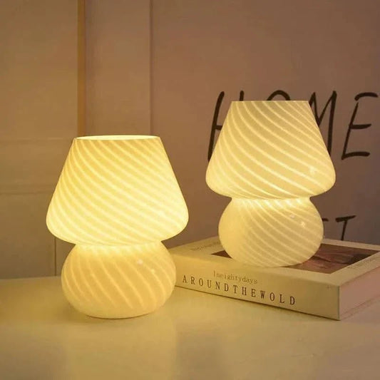 Swiss Blown Glass Table Lamp - Buy Online at Futura’s Studio