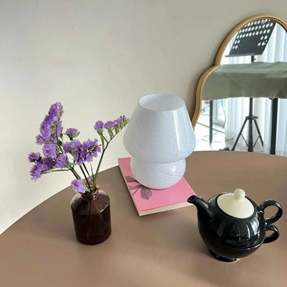 Swiss Blown Glass Table Lamp - Buy Online at Futura’s Studio