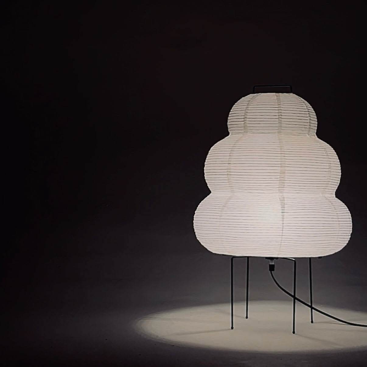 Three-Layer Akari Floor Lamp - Futura’s Studio