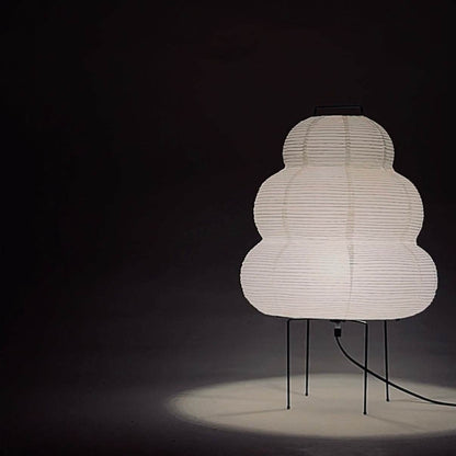 Three-Layer Akari Floor Lamp - Futura’s Studio