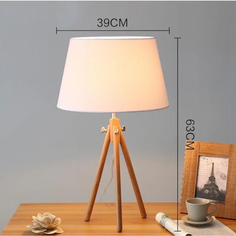 Tria Solid Wood Table & Floor Lamp - Buy Online at Futura’s Studio