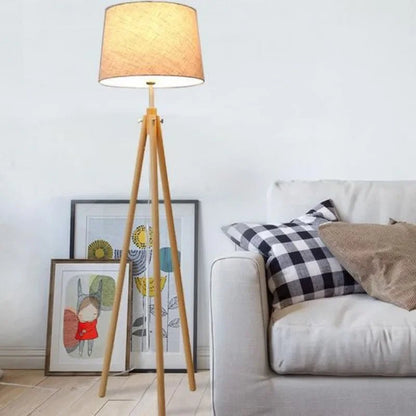 Tria Solid Wood Table & Floor Lamp - Buy Online at Futura’s Studio
