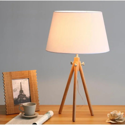 Tria Solid Wood Table & Floor Lamp - Buy Online at Futura’s Studio