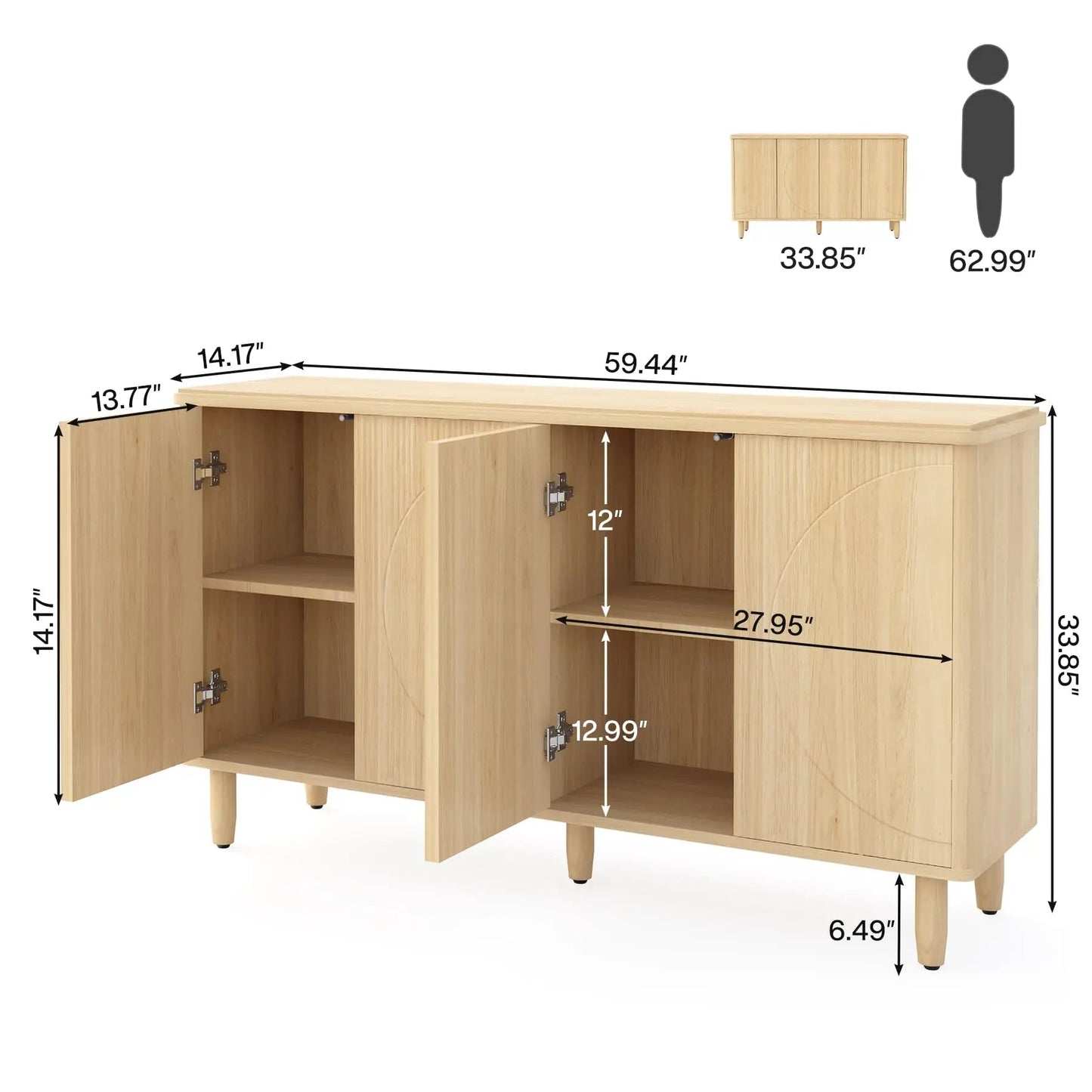 Tribesigns White Buffet - Buy Online at Futura’s Studio