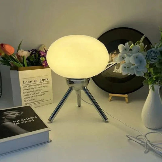 Tripod Bubble Glass Table Lamp - Buy Online at Futura’s Studio