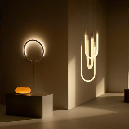IKEA Varmblixt Glass Donut Lamp