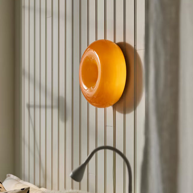 IKEA Varmblixt Glass Donut Lamp