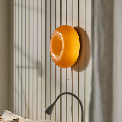 IKEA Varmblixt Glass Donut Lamp