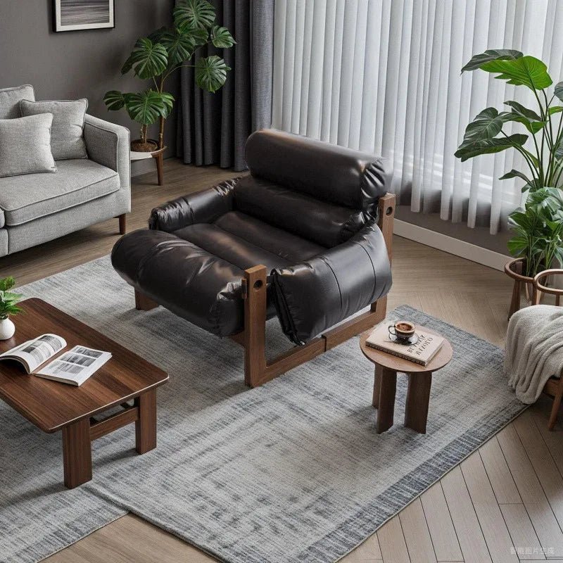 Velora™ – Reclining Leather Lounge Chair - Buy Online at Futura’s Studio