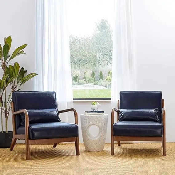 Velora™ – Walnut Frame Reading Chair - Buy Online at Futura’s Studio
