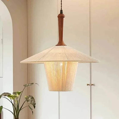 Vintage Wabi-Sabi Rattan Pendant Lamp - Futura’s Studio