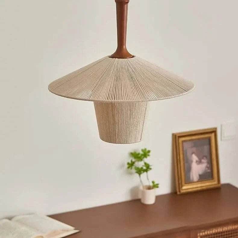 Vintage Wabi-Sabi Rattan Pendant Lamp - Futura’s Studio