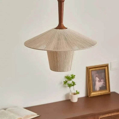 Vintage Wabi-Sabi Rattan Pendant Lamp - Futura’s Studio