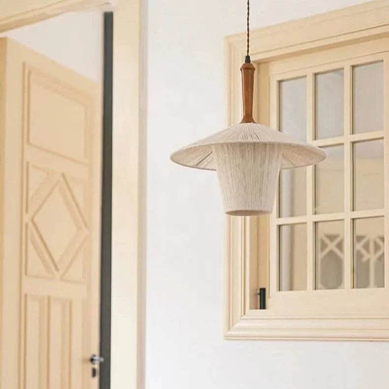 Vintage Wabi-Sabi Rattan Pendant Lamp - Futura’s Studio