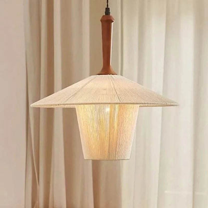 Vintage Wabi-Sabi Rattan Pendant Lamp - Futura’s Studio