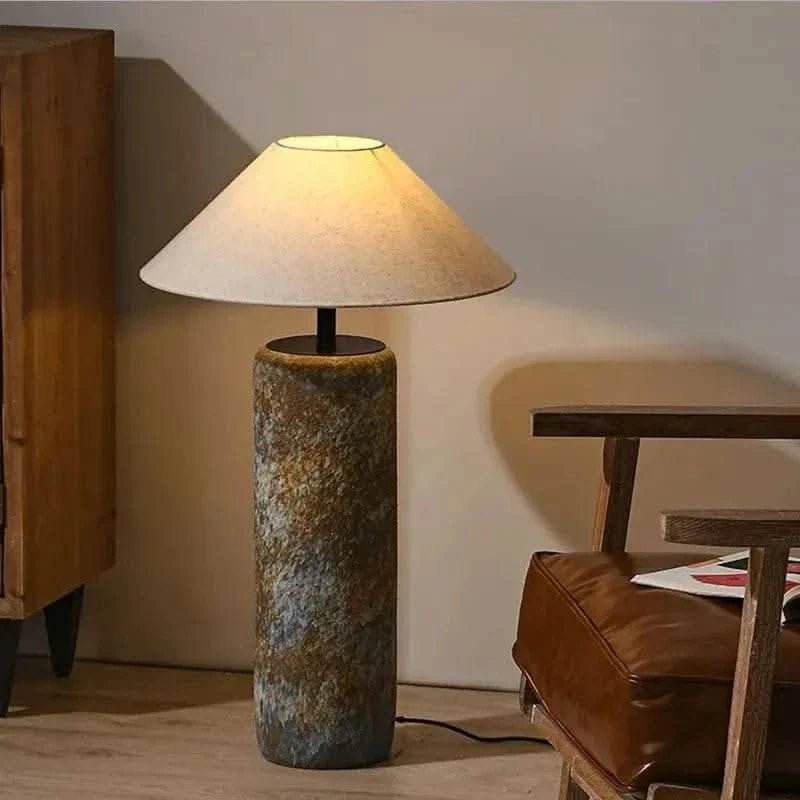 Wabi-Sabi Ceramic Table Lamp - Futura’s Studio