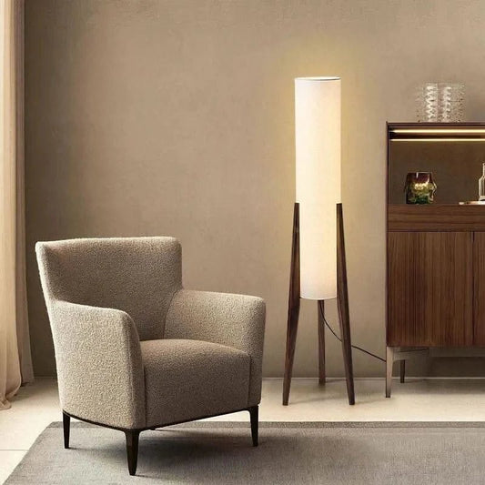 Wabi - Sabi Solid Wood Floor Lamp - Buy Online at Futura’s Studio