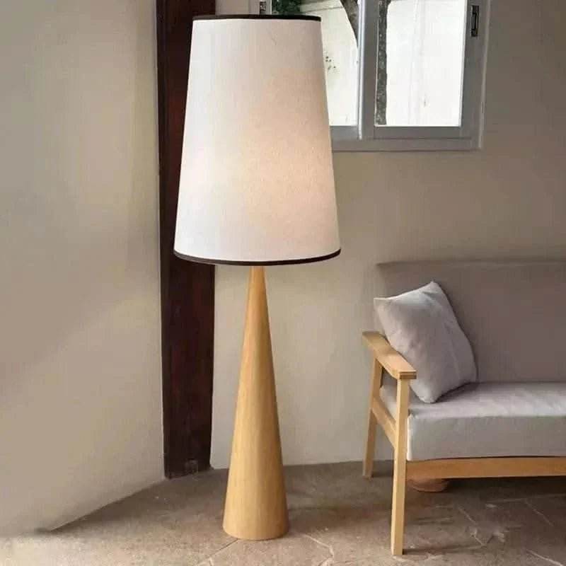 Wabi-Sabi Wood Grain Floor Lamp - Futura’s Studio