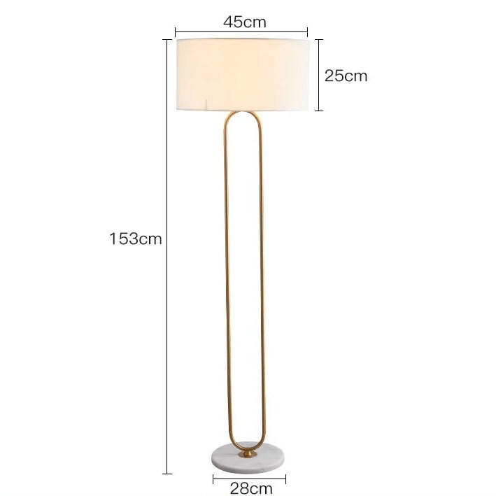 Warner Marble Base Floor Lamp - Buy Online at Futura’s Studio